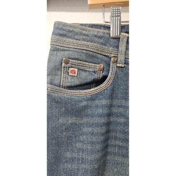 Paris Blues Women Junior Y2K Size 17 Stretch Light Wash Bootcut Mid Rise Jeans - Picture 5 of 15